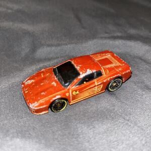 Hot Wheels 1997 Ferrari F512M blue 1/64 scale loose